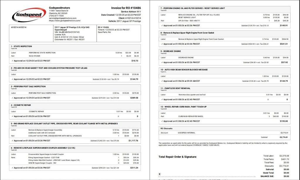 used 2017 Jaguar XF car, priced at $16,995