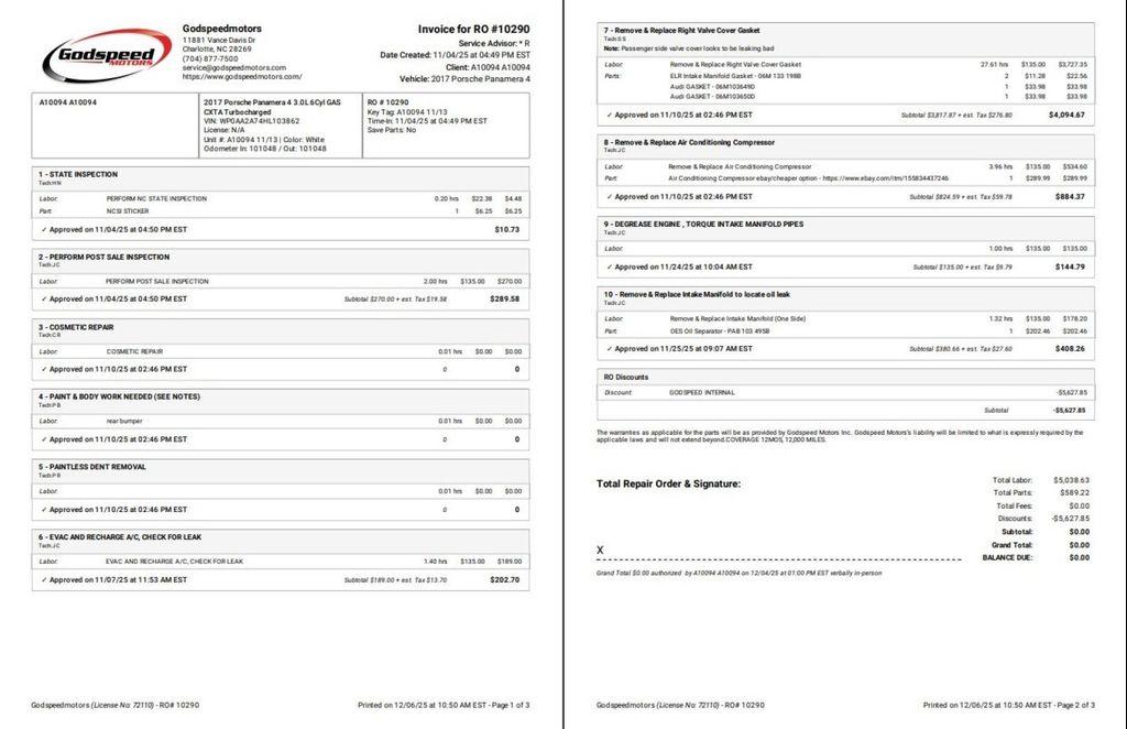 used 2017 Porsche Panamera car, priced at $29,995