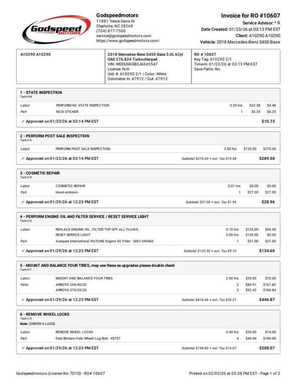 used 2018 Mercedes-Benz S-Class car, priced at $30,995