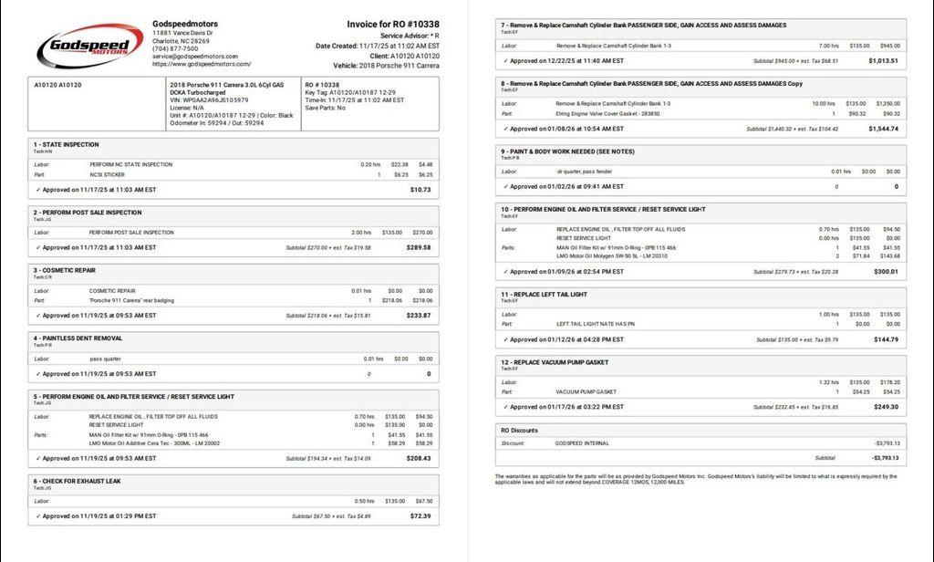 used 2018 Porsche 911 car, priced at $74,995