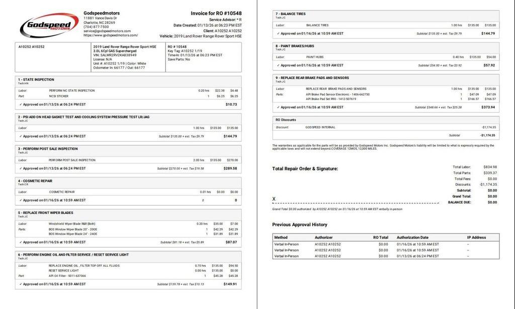 used 2019 Land Rover Range Rover Sport car, priced at $27,995