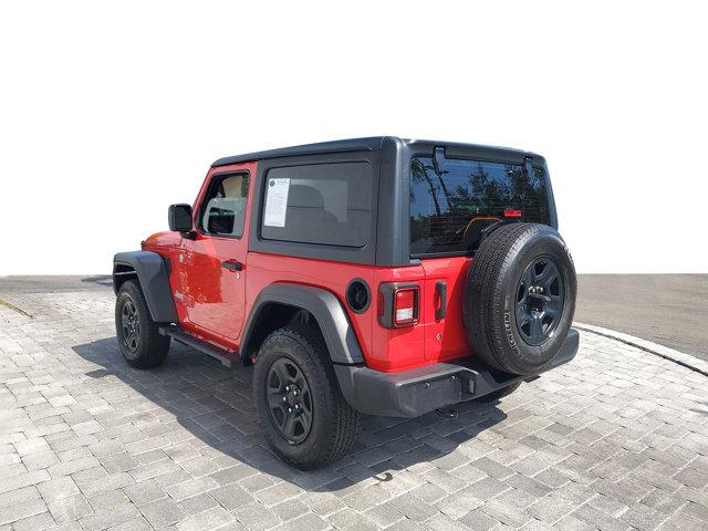 used 2021 Jeep Wrangler car, priced at $23,743
