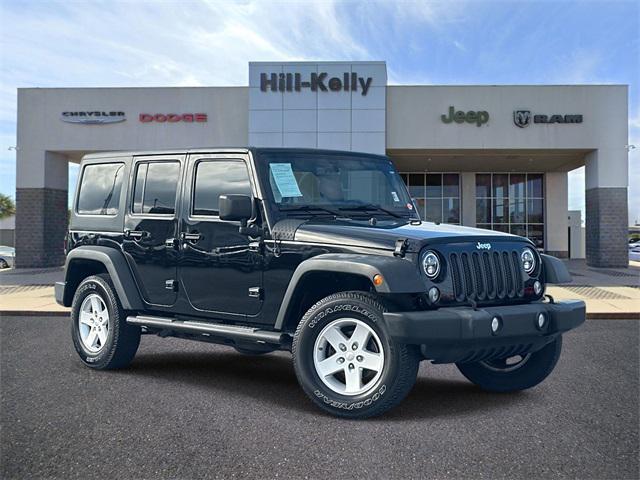 used 2018 Jeep Wrangler JK Unlimited car, priced at $18,604