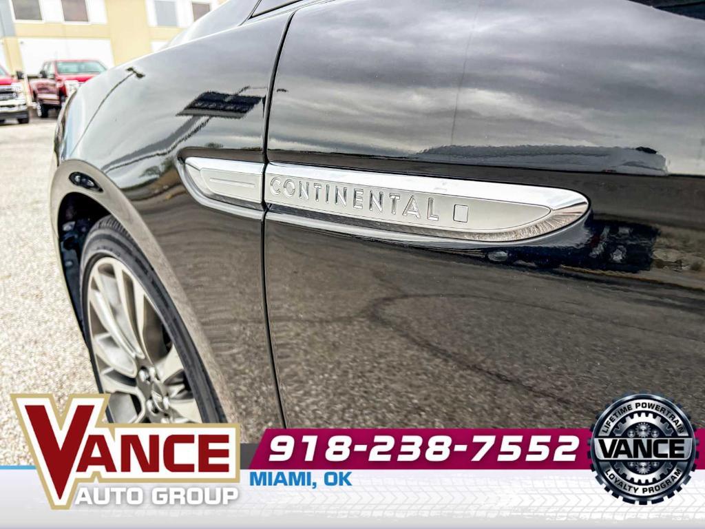 used 2017 Lincoln Continental car, priced at $13,310