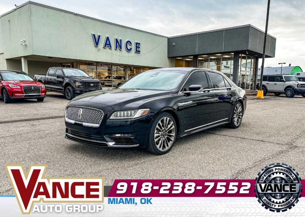 used 2017 Lincoln Continental car, priced at $13,310