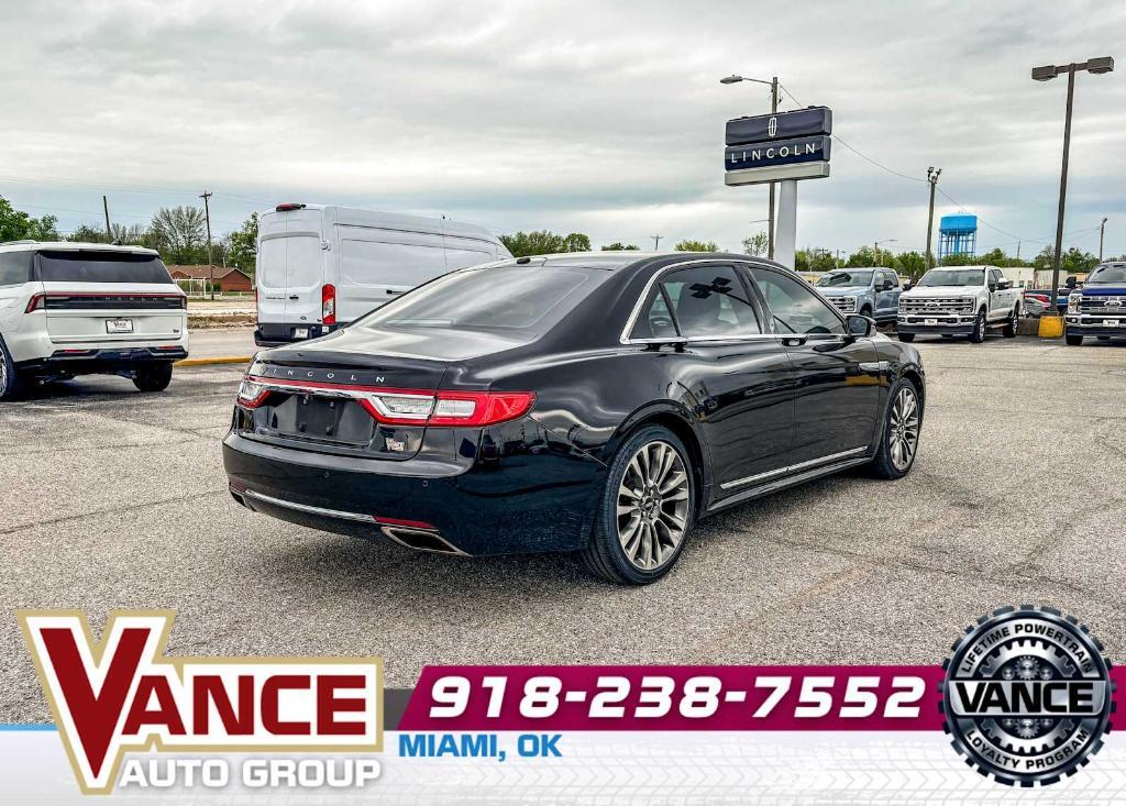 used 2017 Lincoln Continental car, priced at $13,310