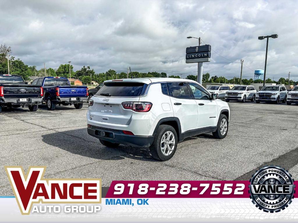 used 2024 Jeep Compass car, priced at $23,999