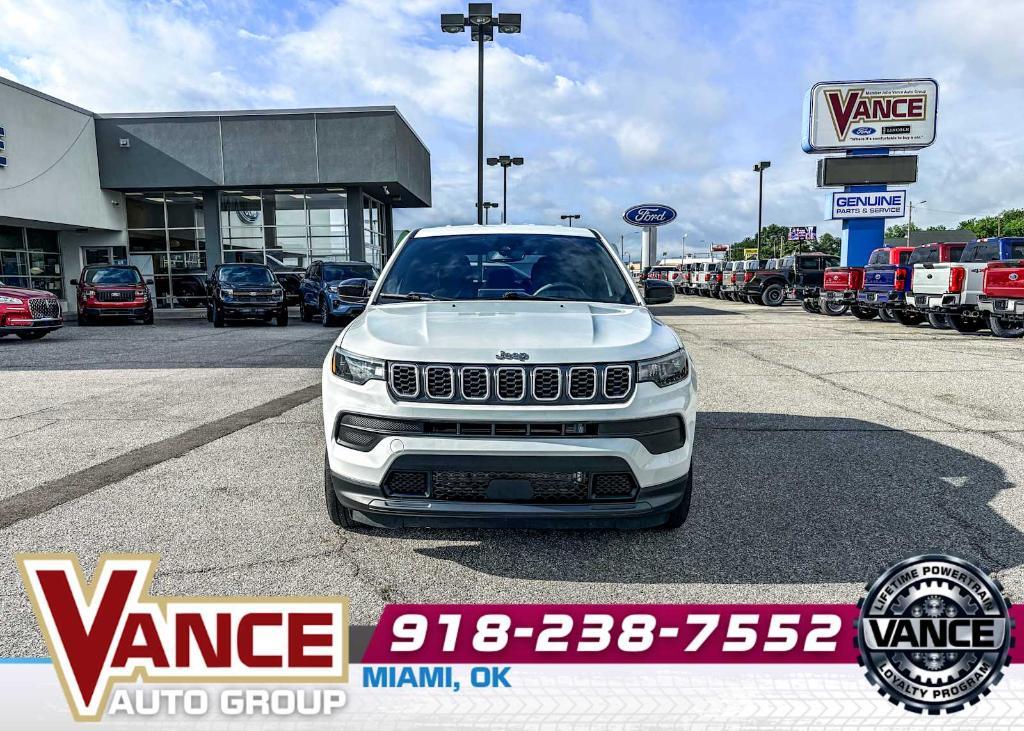 used 2024 Jeep Compass car, priced at $23,999