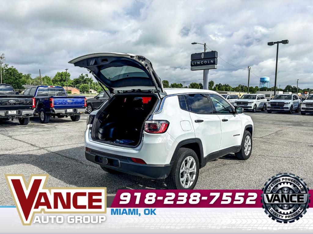 used 2024 Jeep Compass car, priced at $23,999