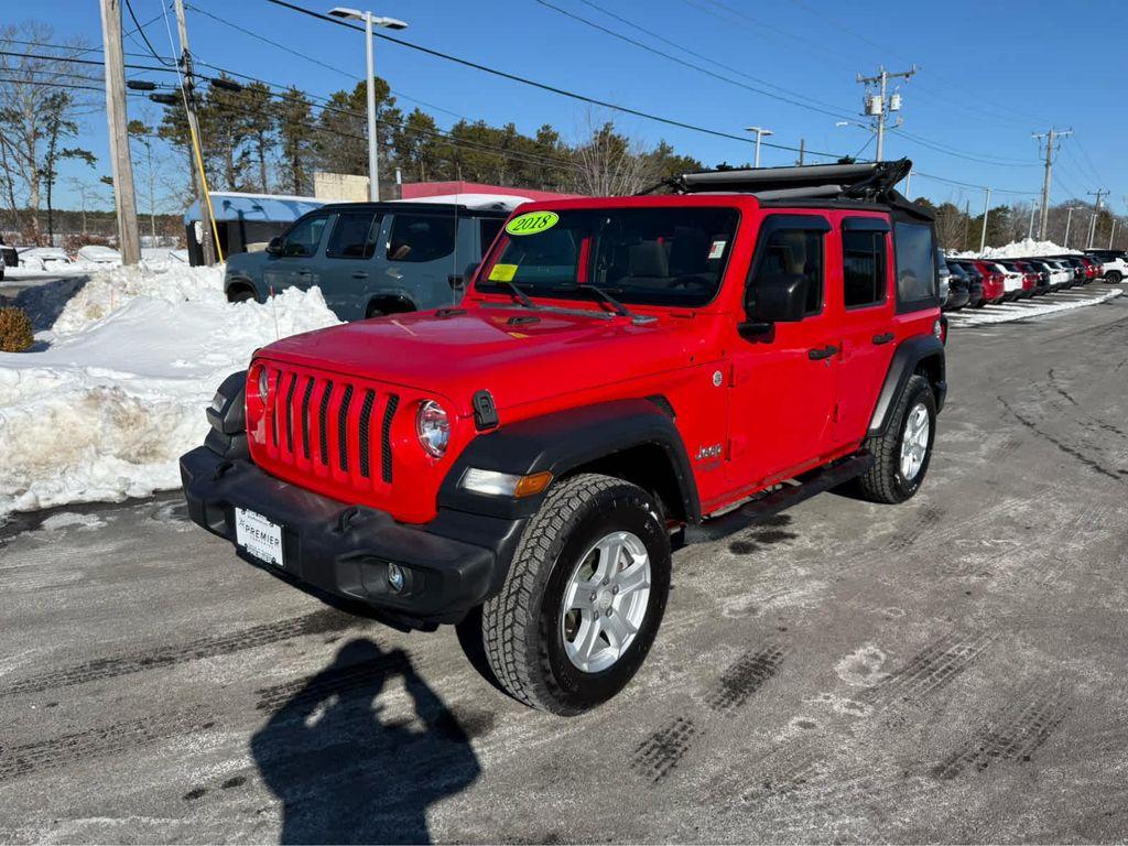 used 2018 Jeep Wrangler Unlimited car, priced at $22,675