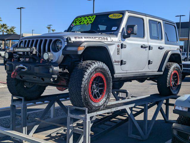 used 2018 Jeep Wrangler Unlimited car, priced at $32,665
