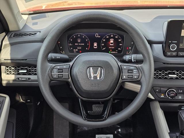 new 2025 Honda Accord car, priced at $30,750