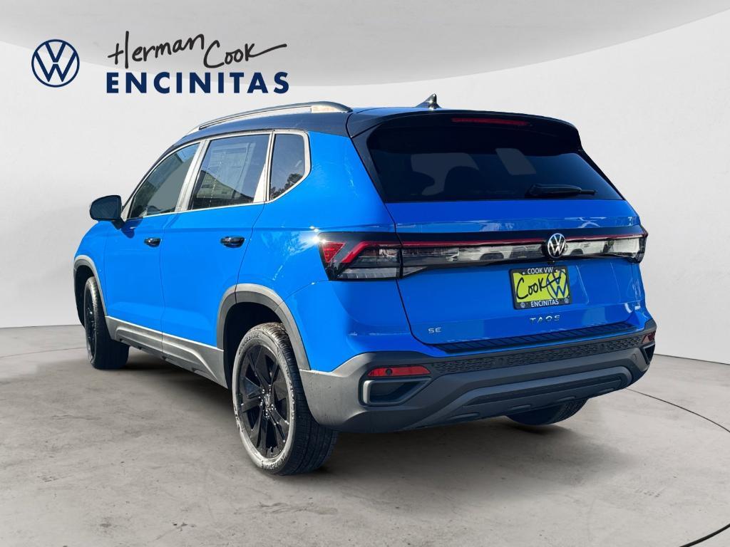 new 2025 Volkswagen Taos car, priced at $27,128