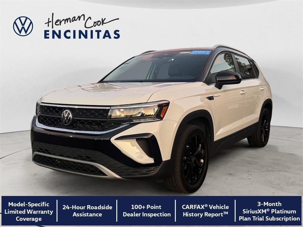 used 2023 Volkswagen Taos car, priced at $21,495