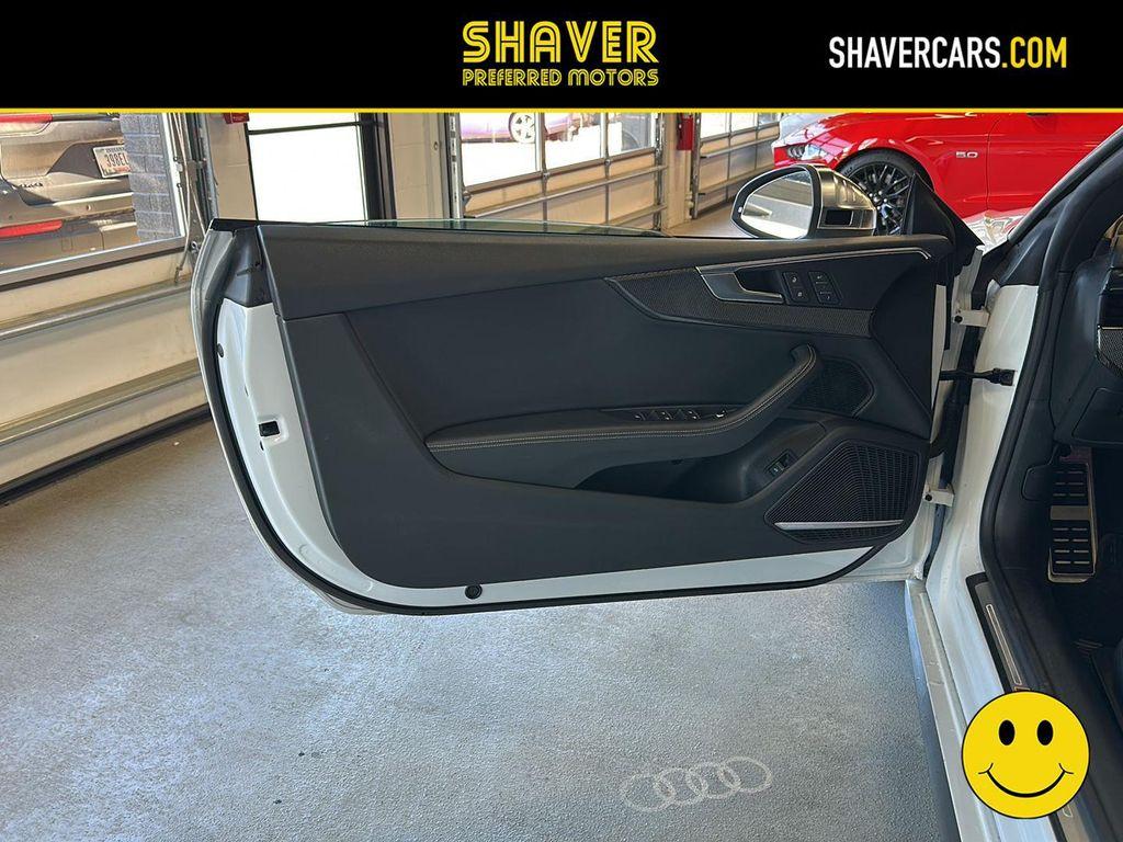 Glacier White Metallic/Black Roof 2018 Audi S5 3.0T Prestige