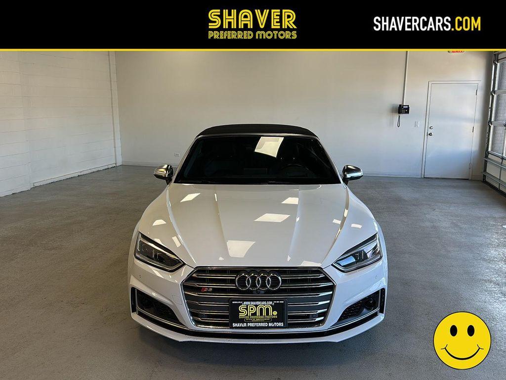 Glacier White Metallic/Black Roof 2018 Audi S5 3.0T Prestige