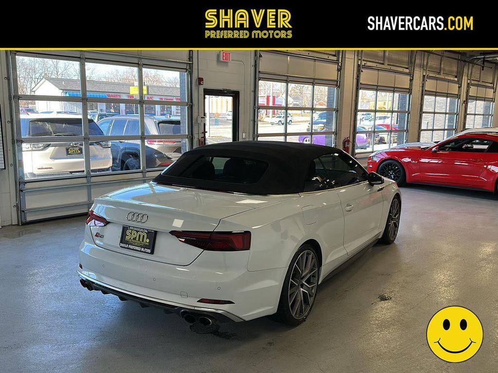 Glacier White Metallic/Black Roof 2018 Audi S5 3.0T Prestige