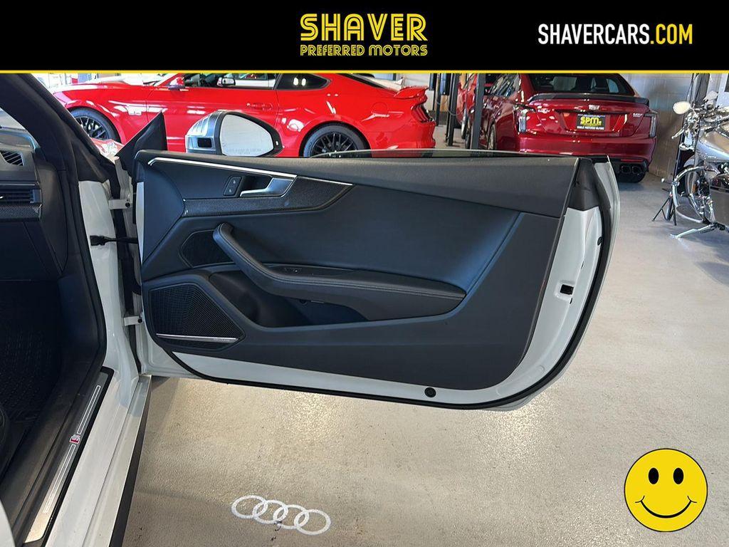 Glacier White Metallic/Black Roof 2018 Audi S5 3.0T Prestige