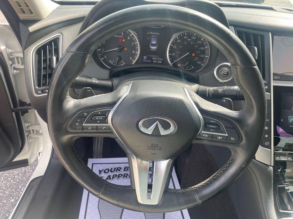 2018 Pure White INFINITI Q50