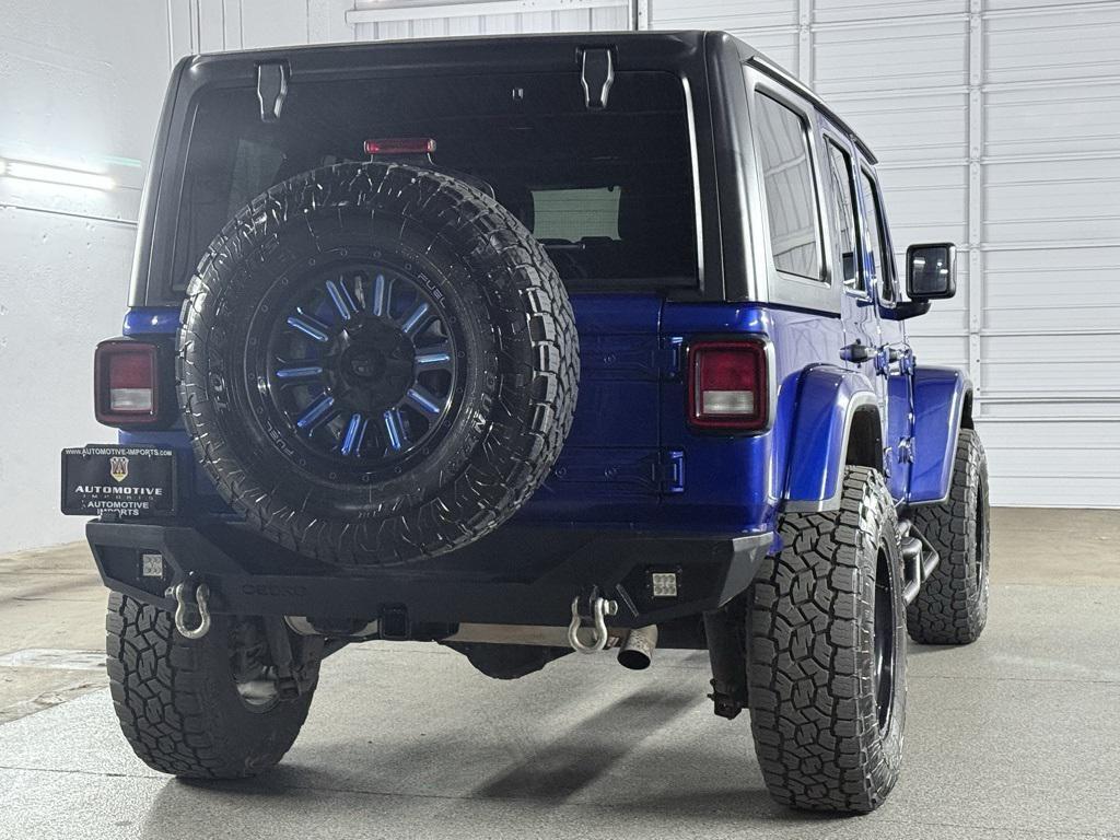 used 2018 Jeep Wrangler Unlimited car, priced at $21,900