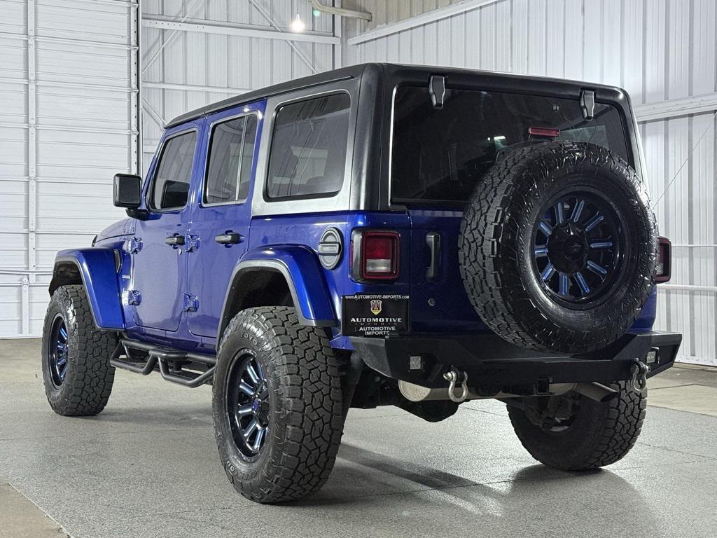 used 2018 Jeep Wrangler Unlimited car, priced at $21,900