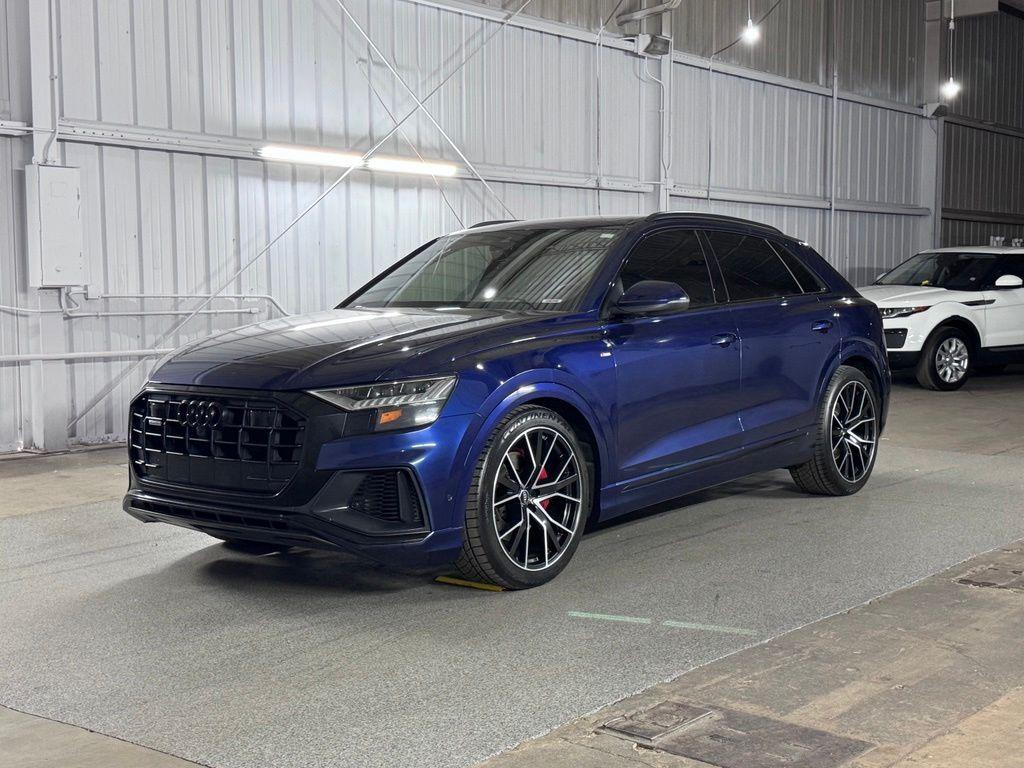 used 2021 Audi Q8 car, priced at $38,000