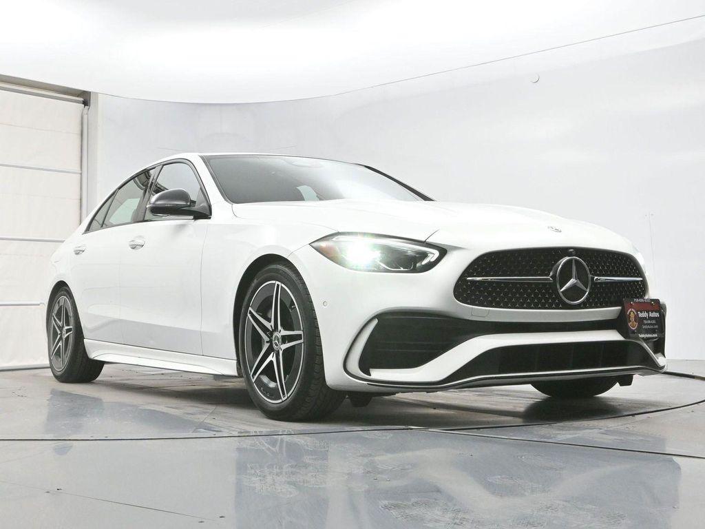 used 2022 Mercedes-Benz C-Class car, priced at $33,488