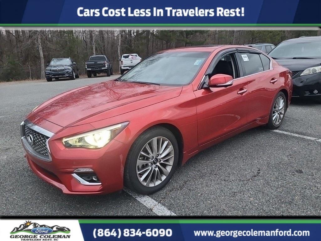 used 2021 INFINITI Q50 car, priced at $23,799
