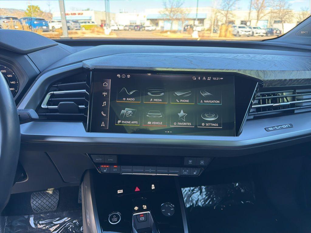 used 2024 Audi Q4 e-tron car, priced at $30,499