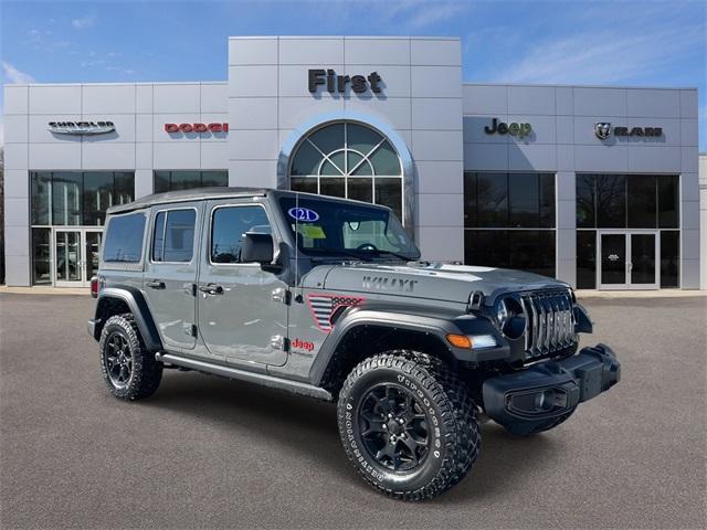 used 2021 Jeep Wrangler Unlimited car, priced at $27,900