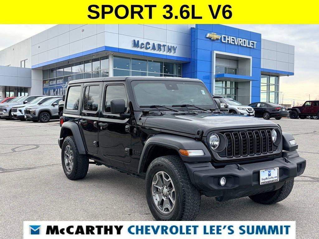 used 2024 Jeep Wrangler car, priced at $32,500