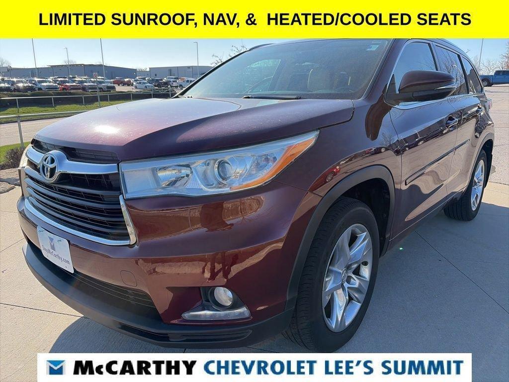 used 2015 Toyota Highlander car, priced at $21,500