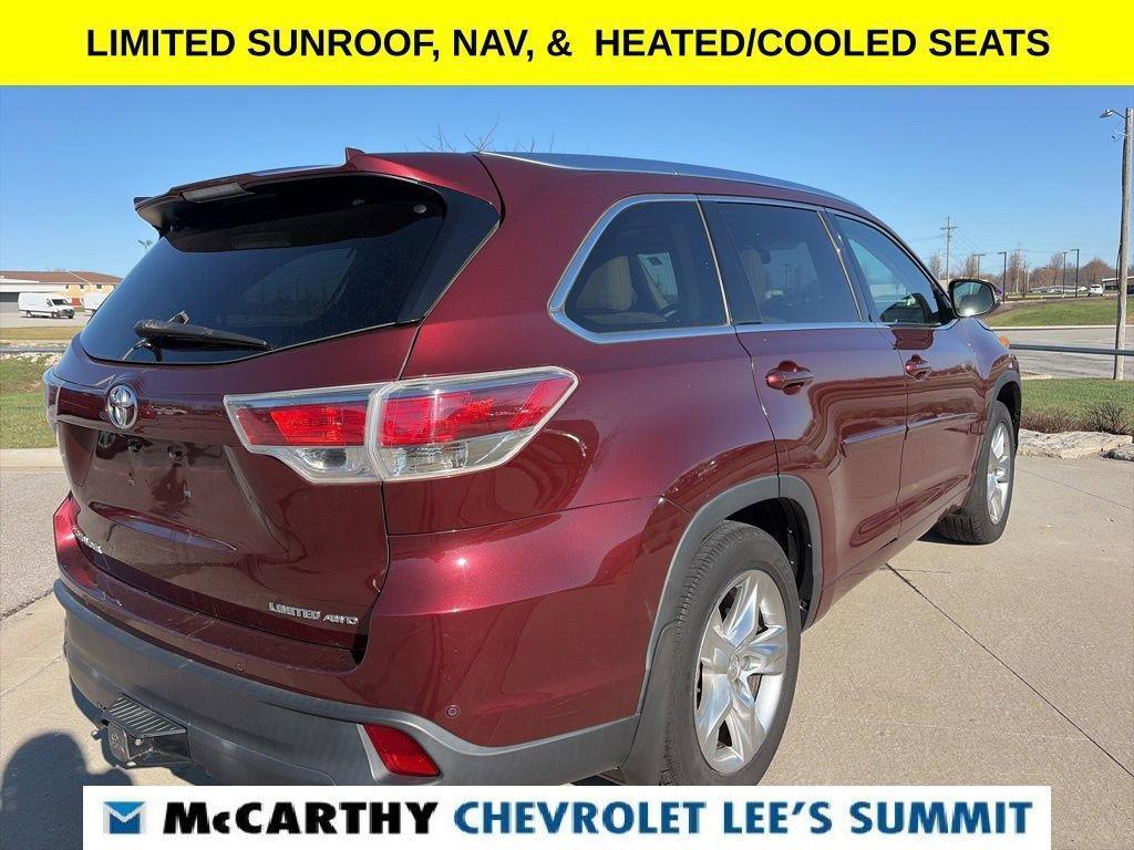 used 2015 Toyota Highlander car, priced at $21,500