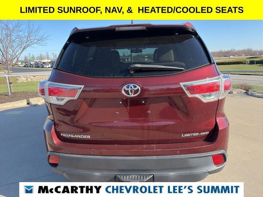 used 2015 Toyota Highlander car, priced at $21,500