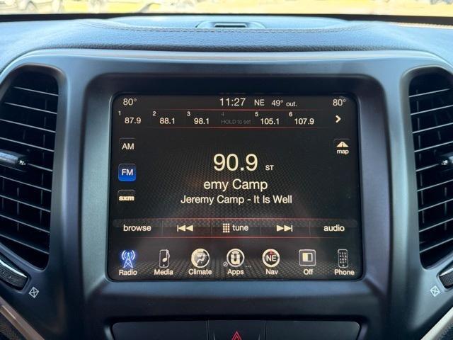 used 2016 Jeep Cherokee car, priced at $11,000