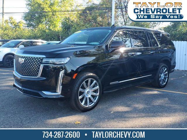 used 2024 Cadillac Escalade ESV car, priced at $69,995
