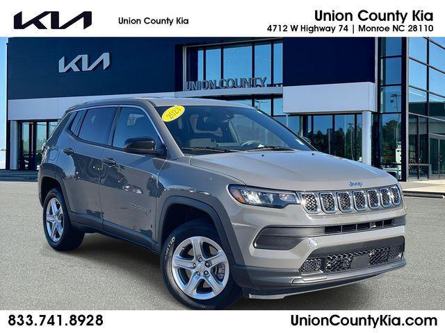 used 2023 Jeep Compass car, priced at $19,488