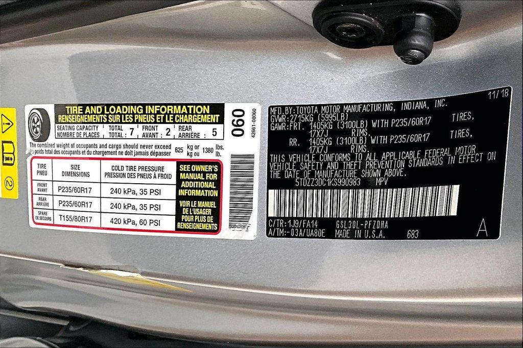 used 2019 Toyota Sienna car, priced at $22,999