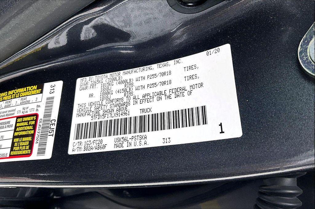 used 2020 Toyota Tundra car, priced at $39,999