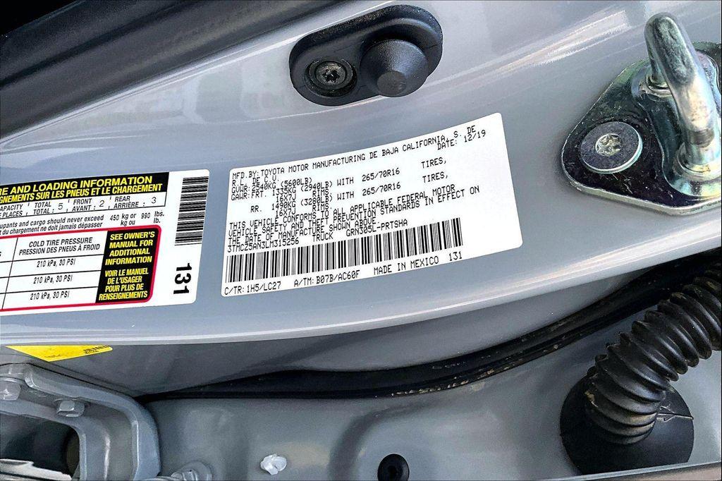 used 2020 Toyota Tacoma car, priced at $30,892