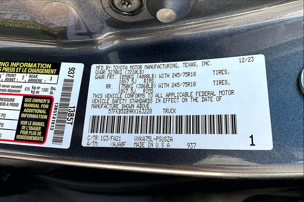 used 2024 Toyota Tundra car, priced at $42,000
