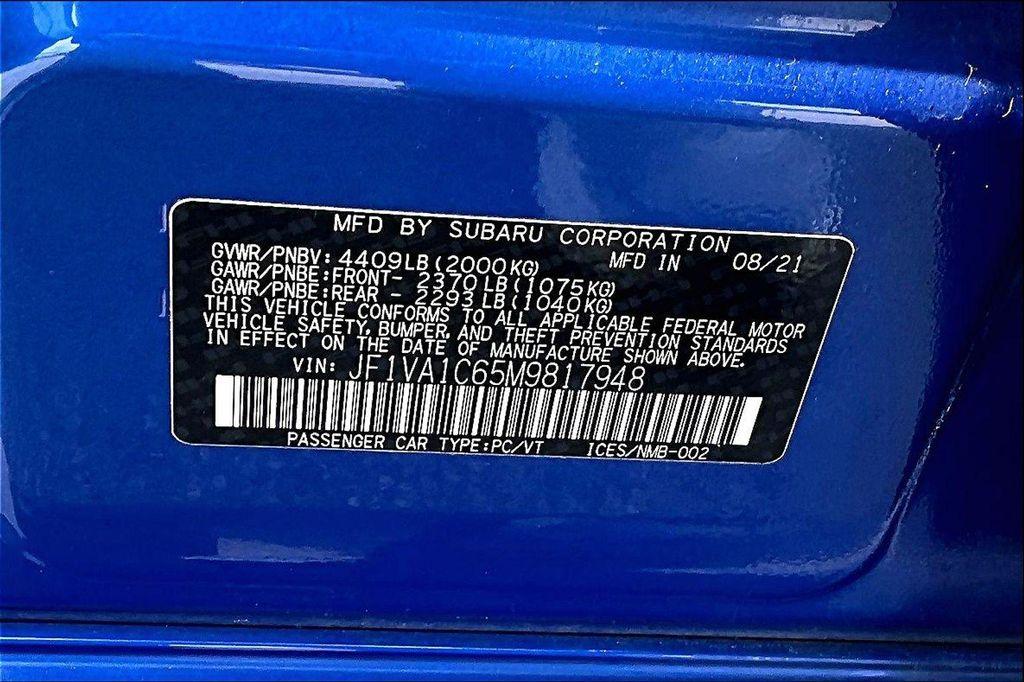 used 2021 Subaru WRX car, priced at $25,652