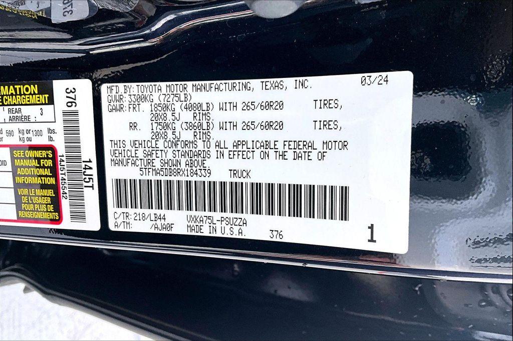 used 2024 Toyota Tundra car, priced at $55,799