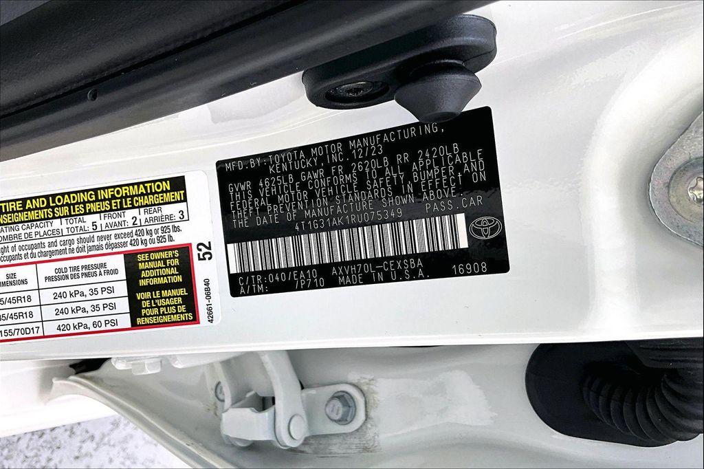 used 2024 Toyota Camry Hybrid car, priced at $28,999