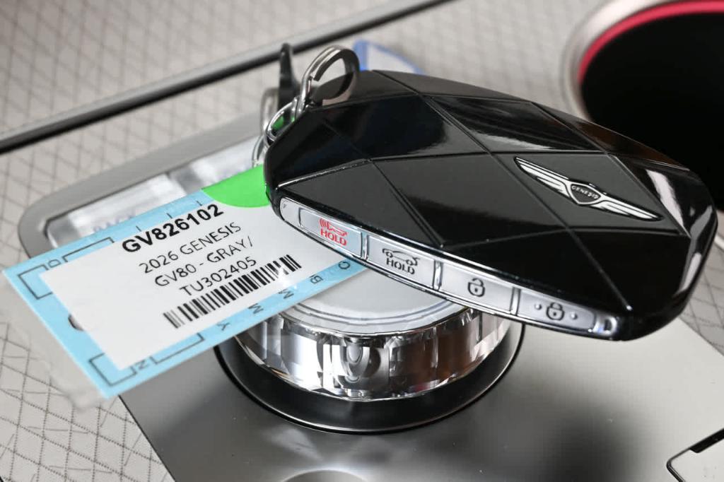 new 2026 Genesis GV80 car, priced at $84,785