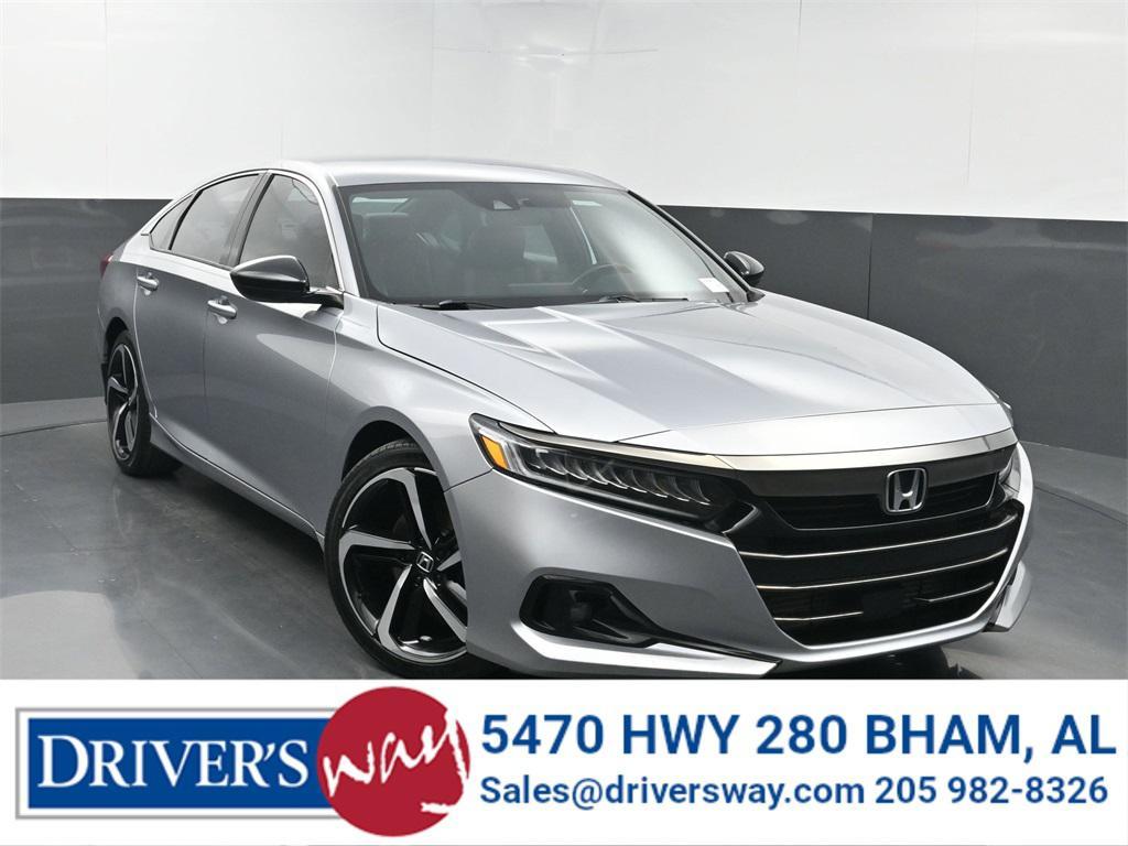 used 2021 Honda Accord car, priced at $21,750