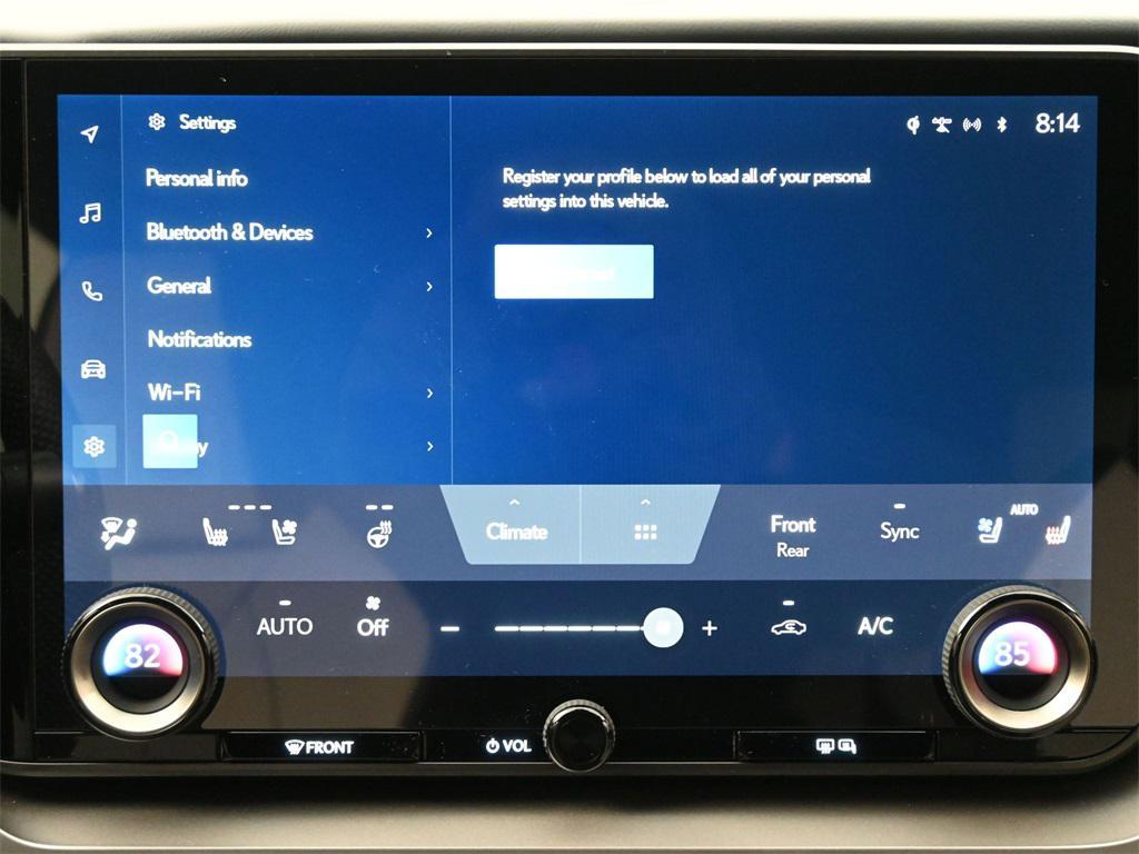 used 2025 Lexus TX 500h car, priced at $72,500