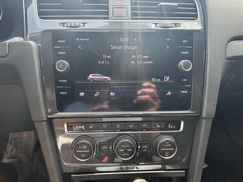 used 2019 Volkswagen e-Golf car, priced at $11,995