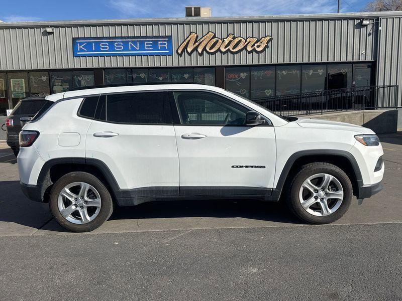 used 2023 Jeep Compass car, priced at $18,495