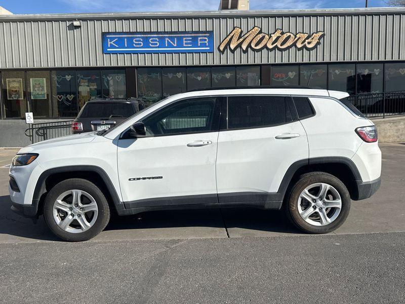used 2023 Jeep Compass car, priced at $18,495